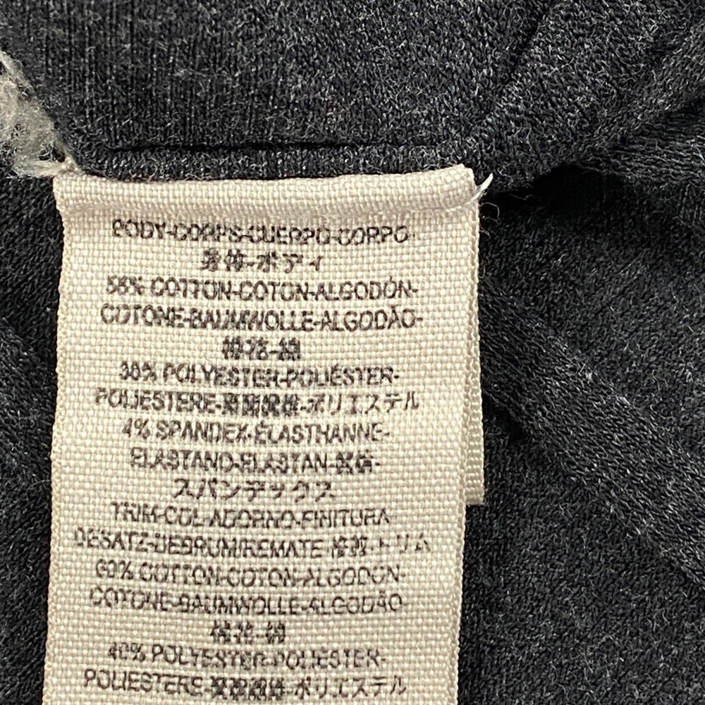 We The Free Free People Ribbed Henley‎ Top Gray Long Sleeve Boxy Small - Picture 3 of 8